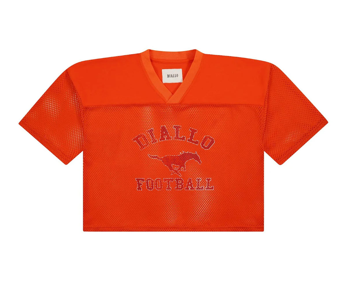 CROP FOOTBALL PRACTICE JERSEY II Orange Small