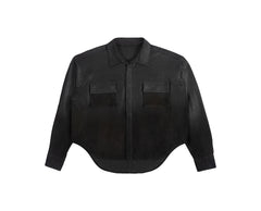 OMBRE LEATHER SHIRT