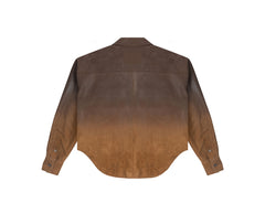 OMBRE LEATHER SHIRT